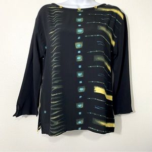 Nino Wong Ladies Size Small Long Sleeve Top
